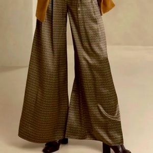 Banana Republic Belay Wide leg silk pants